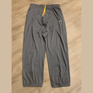 Vintage Y2K Nike Therma Fit Livestrong Gray Jogger Sweatpants Men's XXL 2XL